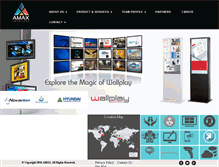 Tablet Screenshot of amaxinfotech.com